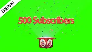 Box with Subscribers / Green Screen - Chroma Key