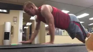 Walking Plank on Treadmill