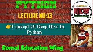 Deep Dive Concept In Python || How To Find an ID Of an Object ||Concept Behind [-5,256] In Deep Dive