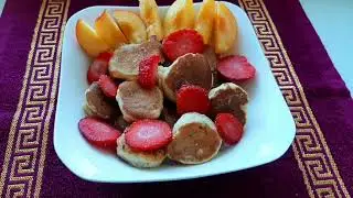 МИНИ-ПАНКЕЙКИ с бананом. 🥞🥞🥞 Самый трендовый завтрак в 2022!!! |Банандан дайындалған Құймақ 😋😋😋