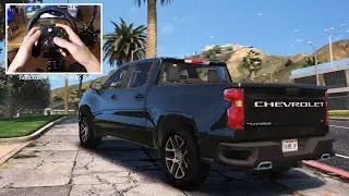 2020 Chevrolet Silverado 1500 - GTA V | Logitech G29 🔥 When GTA VI ? Who waiting? REVIEW