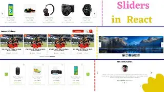 how to make different sliders (carousels) in react with react-slick part-2(2021)