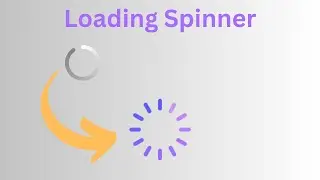 Loader Spinner Using HTML CSS | Spin Loader Animation