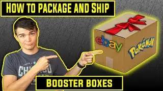 Packaging, Protecting, and Shipping Pokemon Booster Boxes on Ebay!