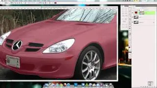 Changing the Color of a Car in Photoshop