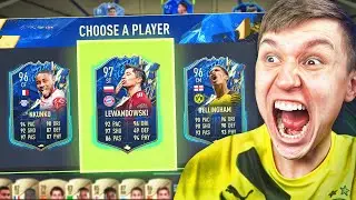 TOTS LEWANDOWSKI IN A 194 RATED BUNDESLIGA FUT DRAFT!! (FIFA 22)