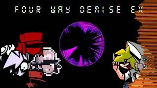 FNF Four way Demise Ex (Your Demise but me glitchyred gold and gray and Steven sing it)