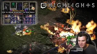 First Torch Run in Path of Diablo + A Horrible D clone experience!!  Twitch Highlights