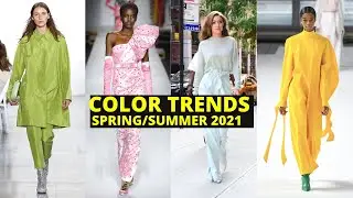 SPRING/SUMMER FASHION COLOR TRENDS 2022