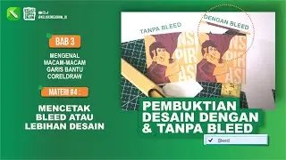 #21 CorelDraw Pemula : Praktik Cetak dengan Bleed di CorelDraw