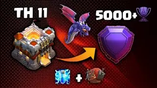 TOP #1  TH 11  |   Pushing army 100% Real Easiest Army⚡ to Push Legend league  | Clash Of Clans !