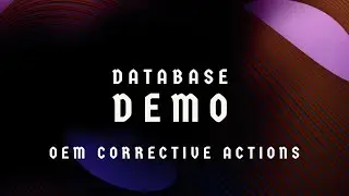 OEM - Corrective Actions