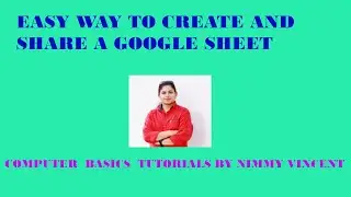 HOW TO CRAETE AND SHARE A GOOGLE SPREADSHEET EASILY | GOOGLE SHEET TIPS