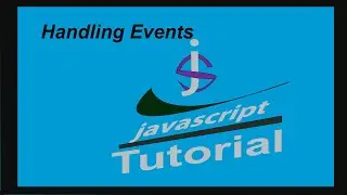 Handling Events in  javascript