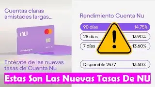 Estas Son Las Nuevas Tasas De #NU Que Estarán Vigentes Próximamente ❗❗💜💜 #Ajuste De Tasas NU
