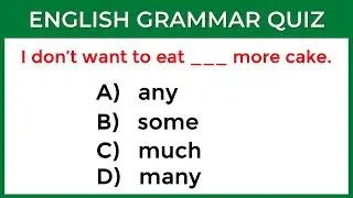Mixed English Grammar: Can You Pass This Test? #challenge 19