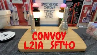 CONVOY L21A SFT40 +SOFIRN IF22A TIR SFT40 BEAM SHOT COMPARISON