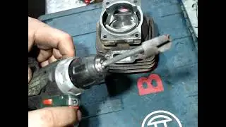 Восстановление резьбы свечного отверстия цилиндра расточка под ввертыш второго ремонта + бонус