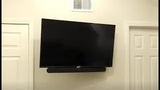 Mounting sound bar to TV to hide cables