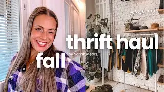 Fall Thrift Haul | Cozy Knits, Denim, & Layering Essentials for the First "BER" Month | Autumn Looks
