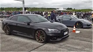 Porsche 911 Turbo S vs Audi RS5 Coupe - Drag Race