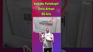 Askıda fotokopi! Önlü-Arkalı 60krş..