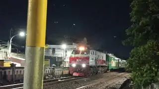 Unik!!! Satu-satunya lok CC 203 yang menggunakan sticker HUT RI  79 TH!!!
