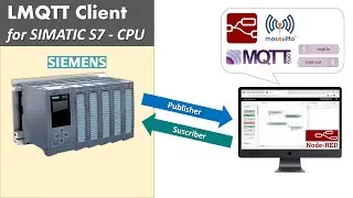 MQTT Client (PLC Siemens S7-1200/1500) y Node Red (Mosquitto MQTT)