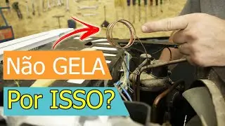 Ar condicionado janela NÃO GELA!!! forma FÁCIL de identificar o DEFEITO.