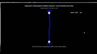 Underdamped Oscillatory Response (Swing doors visual simulation test code)
