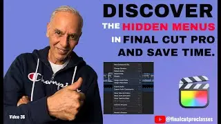 Right or Control clicking for Hidden Menus 
