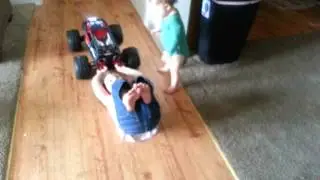 Traxxas Summit pulling kid