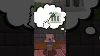 Noob GENIUS Emerald farming #shorts #minecraft #minecraftshorts