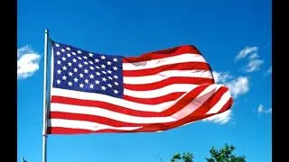 Drawing Flag of the United States of America