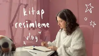 Çocuk kitabı resimliyoruz #7 vlog | Yeni kitap projesinin karakter tasarımlarını yapıyorum 🐝