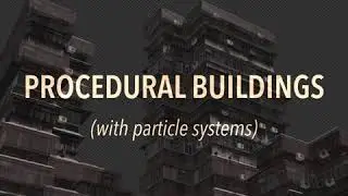 How to Make Procedural Buildings in Blender