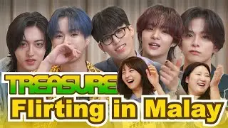 K-pop idol, TREASURE💎 learned Malay pickup lines for the first time |BLIMEY X TREASURE Collaboration
