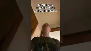 POV: КОГДА ОСТАЛСЯ ОДИН ДОМА 