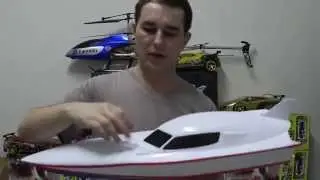 Lancha de corrida Controle Remoto de 72cm de Alta Velocidade! - www.magazinedoporto.com.br
