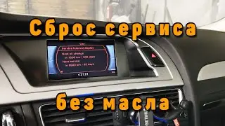 Service reset without oil reset
