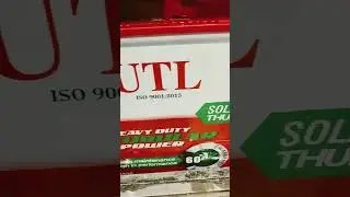 UTL UIT 1530 (150 AH) Battery #utlgamaplus #utlinverter #solarenergy #pmsuryodayyojana #pmyojna