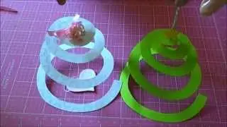 Tarjeta arbol en espiral