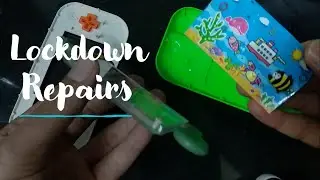 Repairing Daniel's water video game!