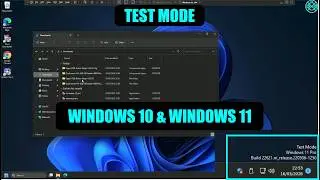 HOW TO ENTER TEST MODE WINDOWS 10 AND WINDOWS 11 | WINDOWS TUTORIAL