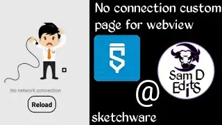 Custom Page for no connection- sketchware