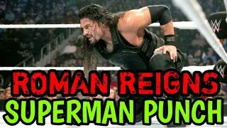 Roman reigns superman punch compilation | Roman reigns superman punch | WRESTLING MAFIA | WWE