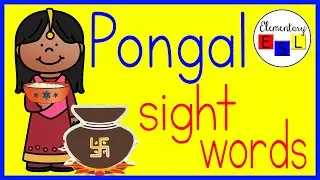 Let's Learn About the Holiday Pongal AND Practice Sight Words!  - ESL English Informational Video