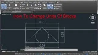 How To Change Units Of Block In AutoCAD in Hindi