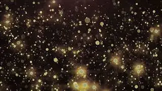 4K Golden Animated Particles--Motion--Looped Background | VFX FOOTAGE