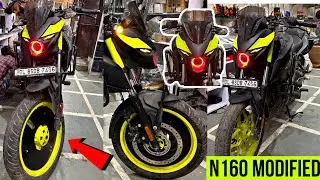 pulsar n160 modification | Pulsar n160 wheel Cover | n160 crash guard